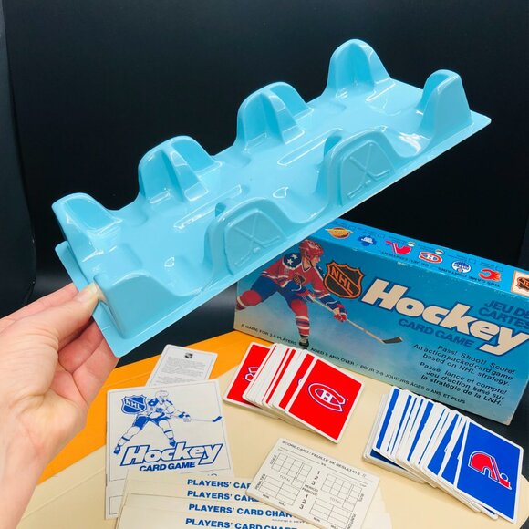 1985 NHL Hockey Card Game Complete Box Set Canadiens Nordiques Rivalry Face Off - Picture 8 of 12